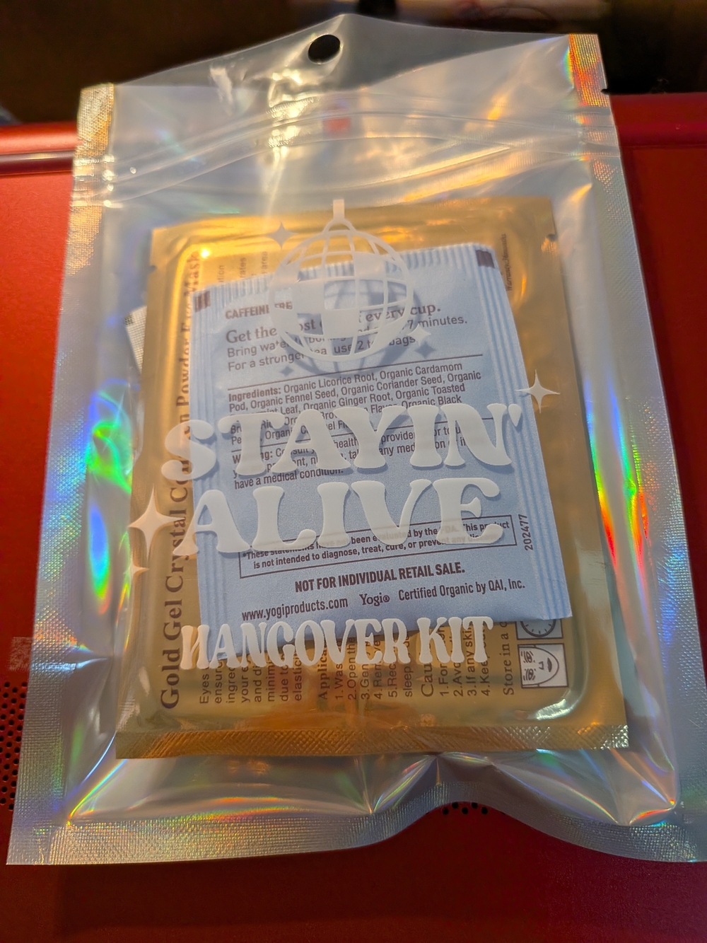 Hangover Kit - Iridescent Packaging